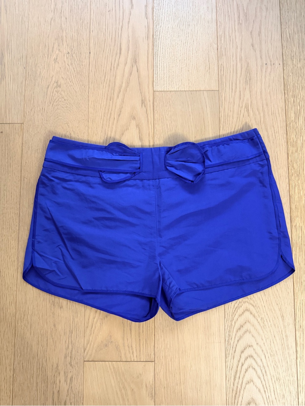 Red Valentino Blue Bow-Accent Shorts S46